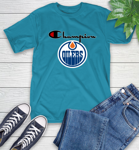 NHL Hockey Edmonton Oilers Champion Shirt T-Shirt 7
