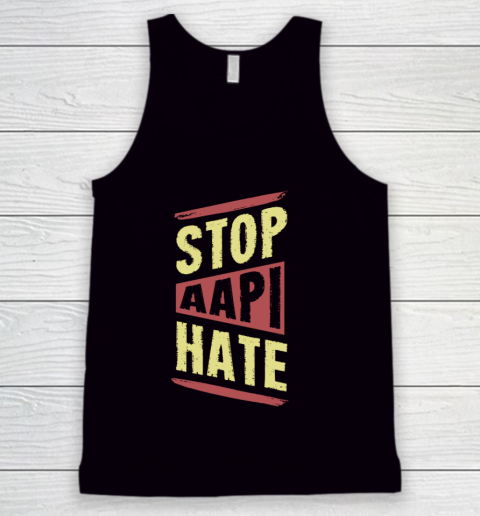 Stop AAPI Hate Cool Asian American Pride Art Style Tank Top