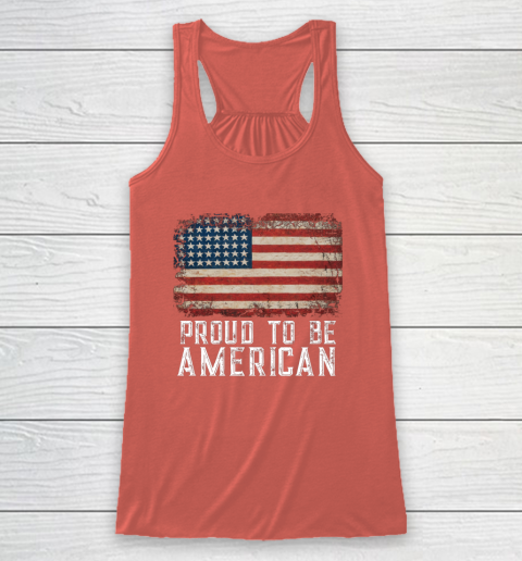 Proud American Patriotic USA Flag Racerback Tank 3