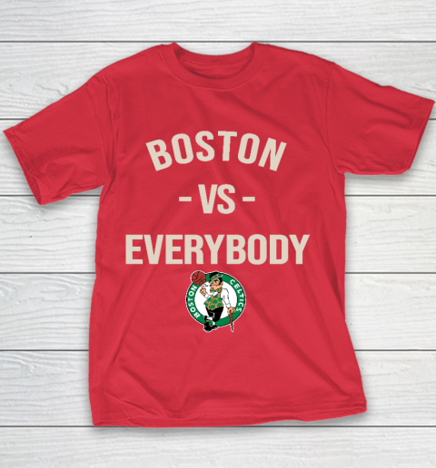 Boston Celtics Vs Everybody Youth T-Shirt 7