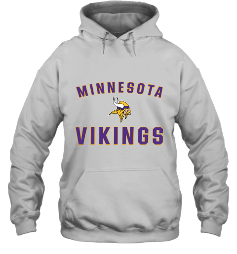 Minnesota Vikings NFL Line Gray Victory Hoodie