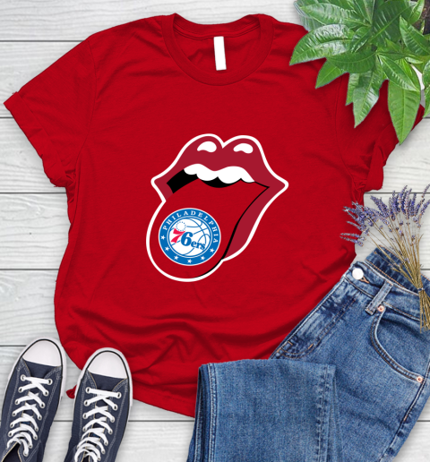 Philadelphia 76ers NBA Basketball Lips I Root For My Team Adoring Fan 99