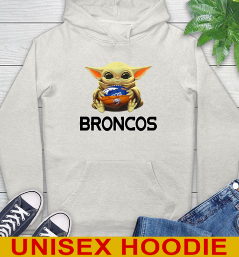 NFL Football Denver Broncos Baby Yoda Star Wars Shirt Hoodie 12