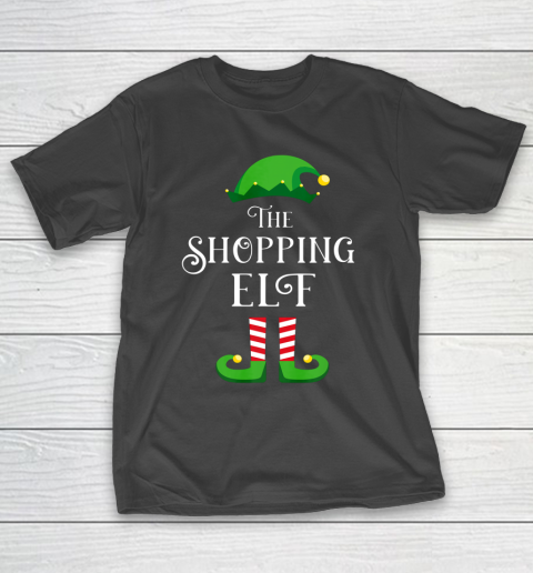 The Shopping Elf Matching Family Group Christmas Gift T-Shirt