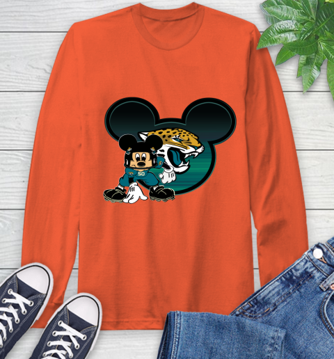 NFL Jacksonville Jaguars Mickey Mouse Disney Football T Shirt Long Sleeve T-Shirt 5