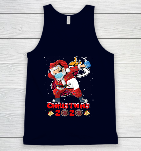 Miami Heat Funny Santa Claus Dabbing Christmas 2020 NBA Tank Top 2