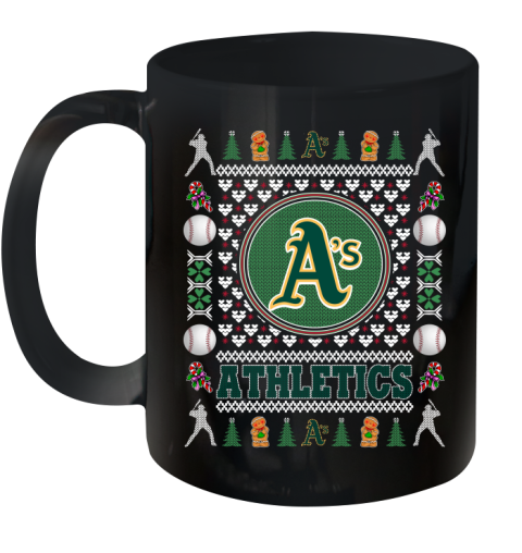 Oakland Athletics Merry Christmas MLB Baseball Loyal Fan Ceramic Mug 11oz