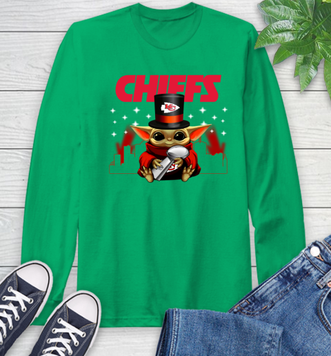 Super Bowl Baby Yoda Loves The Kansas City Chiefs Star Wars NFL Shirts 62