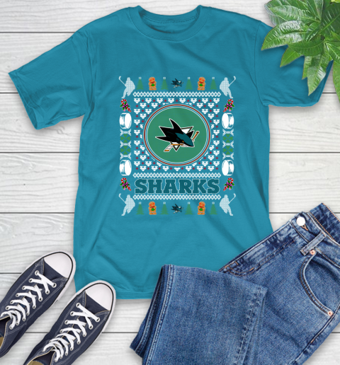 San Jose Sharks Merry Christmas NHL Hockey Loyal Fan Ugly Shirt 9