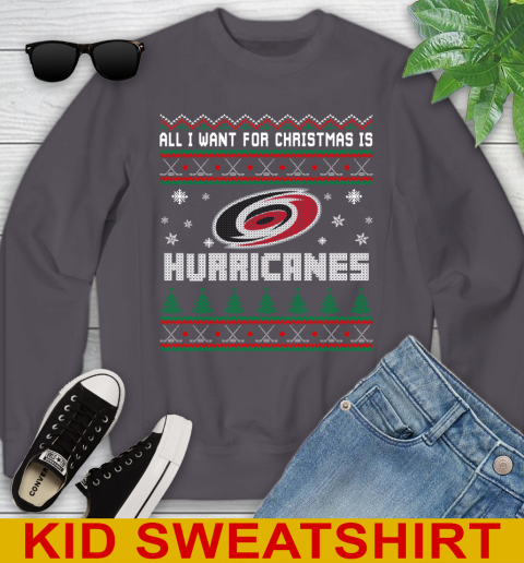 Carolina Hurricanes NHL Hockey All I Want For Christmas Is My Team Sports 113