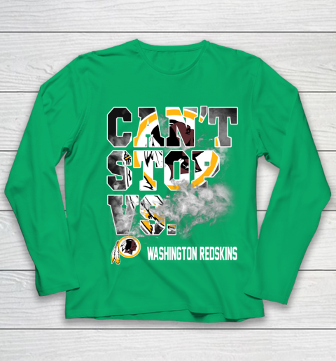 NFL Washington Redskins Can't Stop Vs Youth Long Sleeve 4