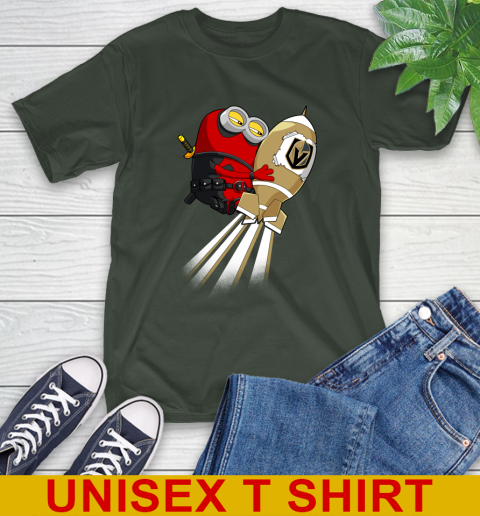 NHL Hockey Vegas Golden Knights Deadpool Minion Marvel Shirt T-Shirt 6