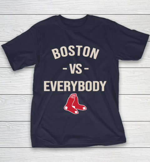 Boston Red Sox Vs Everybody Youth T-Shirt 2