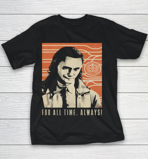 Marvel Loki For All Time Always Youth T-Shirt