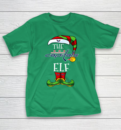 Washington Capitals Christmas ELF Funny NHL T-Shirt 5