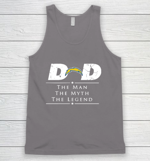 Los Angeles Chargers NFL Football Dad The Man The Myth The Legend Tank Top 6
