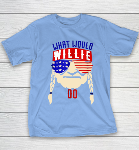 Willie Nelson shirt What would Willie do Youth T-Shirt 8