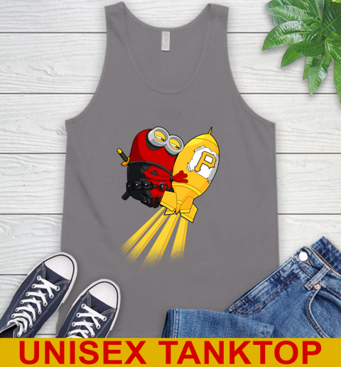 MLB Baseball Pittsburgh Pirates Deadpool Minion Marvel Shirt Tank Top 6