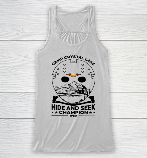 Camp Hide And Seek Champion Crystal Lake 1980 Halloween Racerback Tank