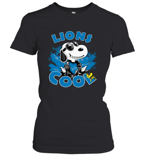 Detroit Lions Snoopy Joe Cool We're Awesome Women's T-Shirt