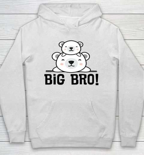 Big Bro Announcement Bear Cute Brother Hoodie