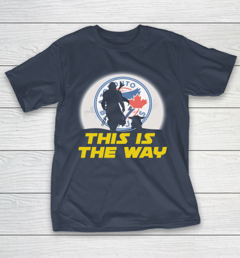 Toronto Blue Jays MLB Baseball Star Wars Yoda And Mandalorian This Is The Way T-Shirt 3
