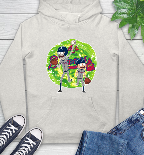 MLB Atlanta Braves Rick And Morty Baseball Sports Hoodie 12