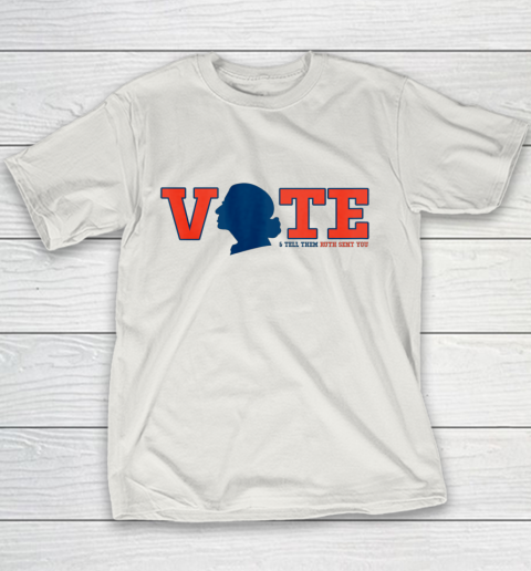 Vote Tell Them Ruth Sent You RBG Vote Shirt Notorious Youth T-Shirt 8