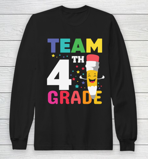 Back To School Shirt Team 4th grade Long Sleeve T-Shirt