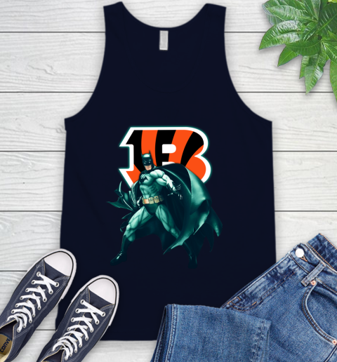 NFL Batman Football Sports Cincinnati Bengals Tank Top 3