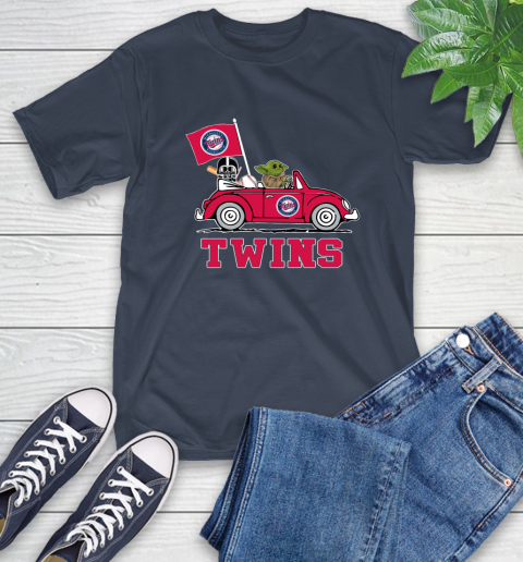 Mlb Baseball Minnesota Twins Darth Vader Baby Yoda Driving Star