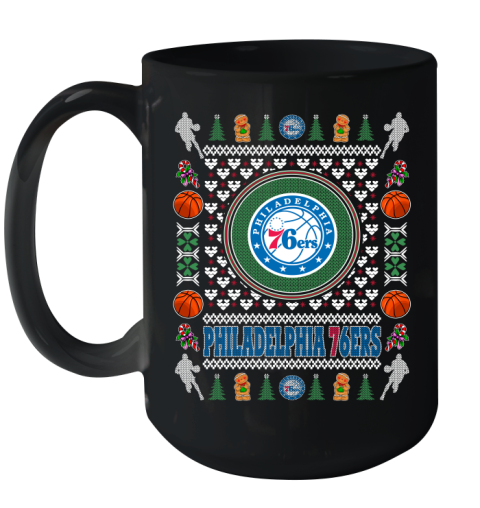 Philadelphia 76ers Merry Christmas NBA Basketball Loyal Fan Ceramic Mug 15oz