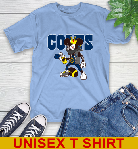 Indianapolis Colts NFL Football Mickey Peace Sign Sports T-Shirt 11