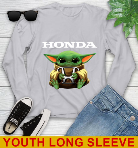 Star Wars Baby Yoda Hugs Honda Car Shirt 121