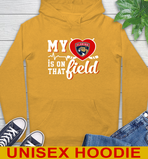 NHL My Heart Is On That Field Hockey Sports Florida Panthers Hoodie 2