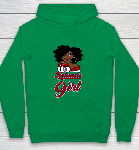 Washington Nationalss Girl MLB Youth Hoodie 6