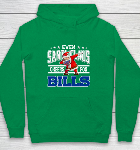 Buffalo Bills Even Santa Claus Cheers For Christmas NFL Youth Hoodie 4