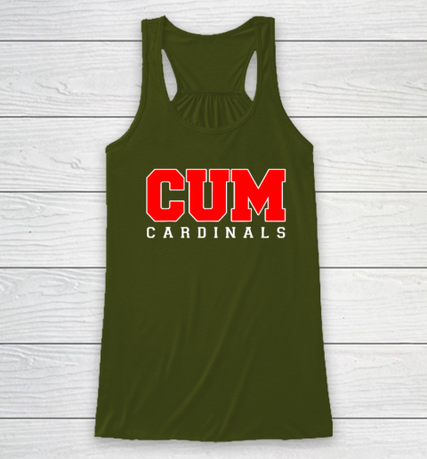 CUM Cardinals Christian University Michigan Racerback Tank 2