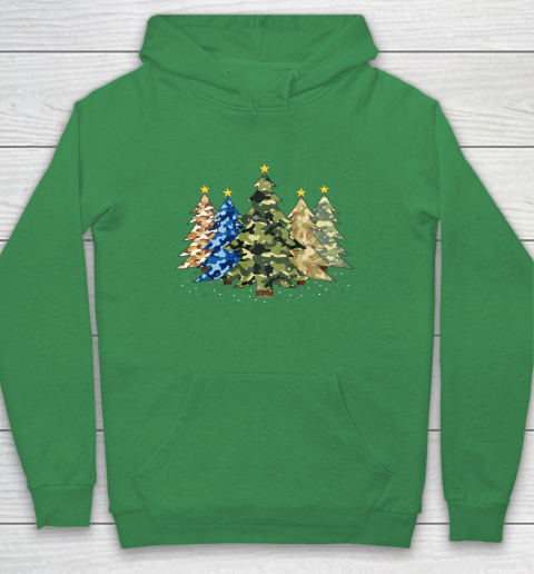 Camo Print Christmas Trees with Camouflage Print Xmas Hoodie 5
