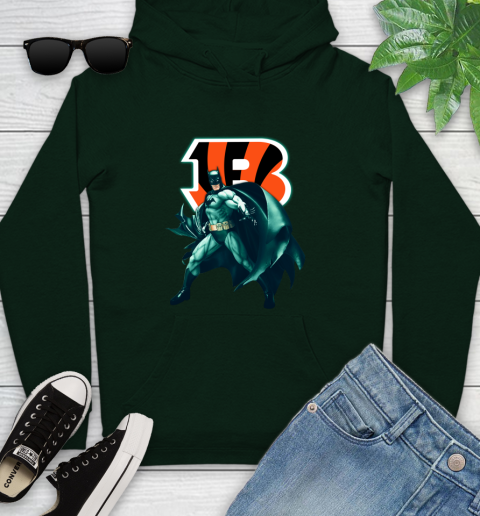 NFL Batman Football Sports Cincinnati Bengals Youth Hoodie 13