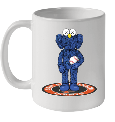 MLB Baseball San Francisco Giants Kaws Bff Blue Figure Shirt Ceramic Mug 11oz
