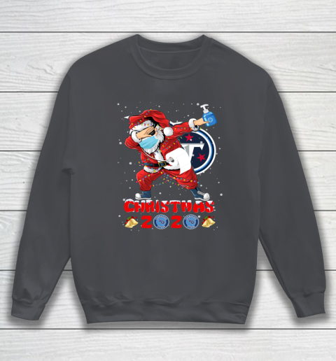 Tennessee Titans Funny Santa Claus Dabbing Christmas 2020 NFL Sweatshirt 4