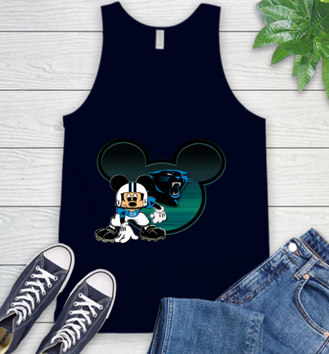 NFL Carolina Panthers Mickey Mouse Disney Football T Shirt Tank Top 3