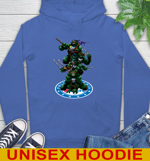 NBA Basketball Philadelphia 76ers Teenage Mutant Ninja Turtles Shirt Hoodie 9