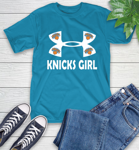 NBA New York Knicks Girl Under Armour Basketball Sports T-Shirt 9