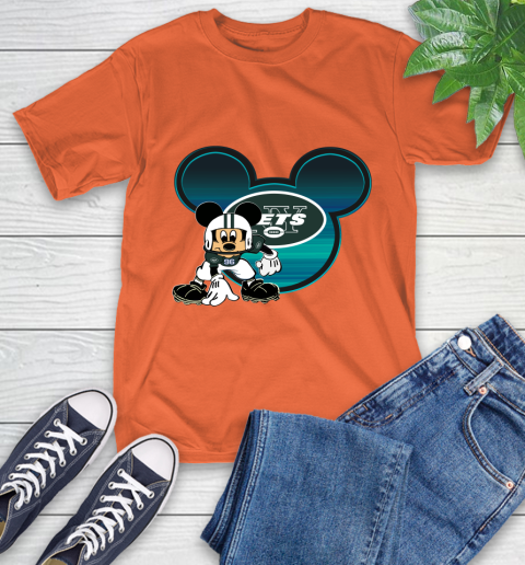 NFL New York Jets Mickey Mouse Disney Football T Shirt T-Shirt 5