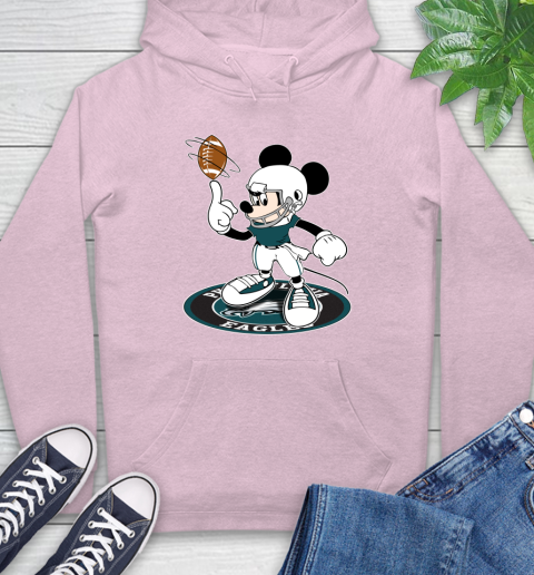NFL Football Philadelphia Eagles Cheerful Mickey Disney Shirt Hoodie 10