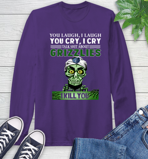 NBA Talk Shit About Memphis Grizzlies I Kill You Achmed The Dead Terrorist Jeffrey Dunham Basketball Long Sleeve T-Shirt 5