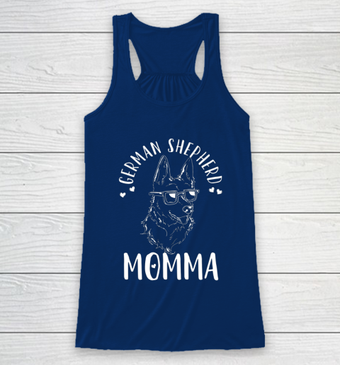 Dog Mom Shirt German Shepherd Momma Dog Mom Mama Gift Racerback Tank 6