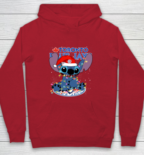 Toronto Blue Jays MLB noel stitch Baseball Christmas Youth Hoodie 6